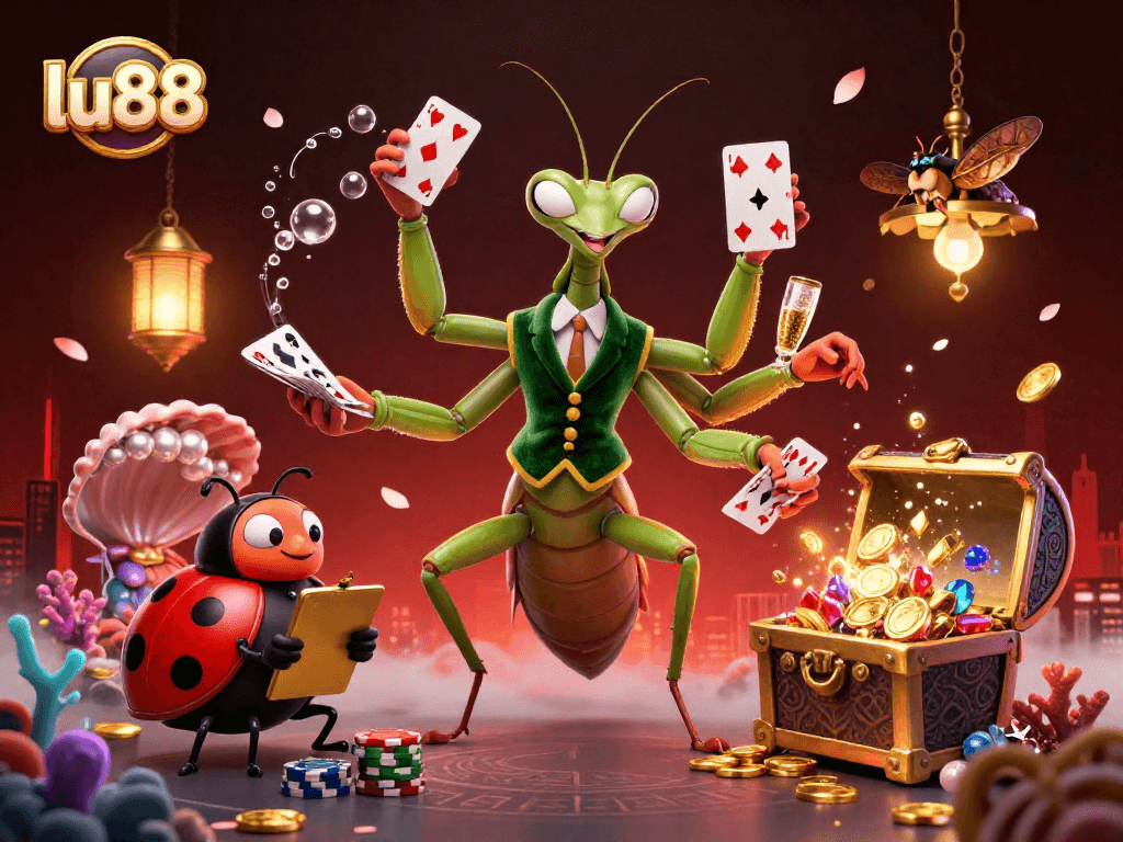 Experience winning moments at lu88 with vibrant casino characters and dynamic game elements.