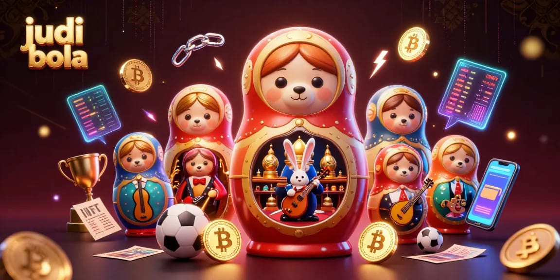 Bet on judi bola as larger bears reveal smaller dealer bears amid bright sports elements.