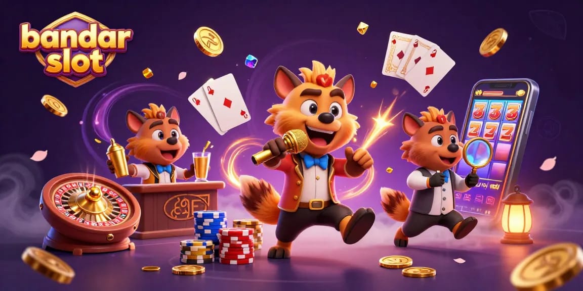 Experience the excitement of bandar slot with dynamic hyenas in a casino club atmosphere.