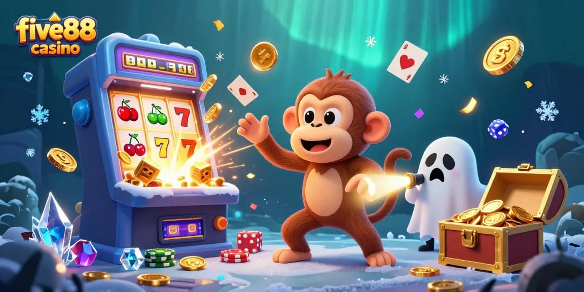 Engage with the excitement of five88 casino through vibrant gameplay with golden symbols and captivating characters.