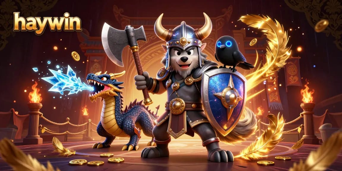 Experience thrilling gameplay at haywin with Viking warriors, dragons, and gold coins.