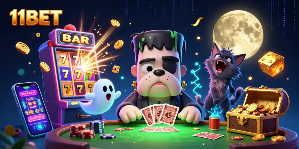 Experience thrilling gameplay with 11BET's vibrant casino scene featuring dynamic gaming elements.