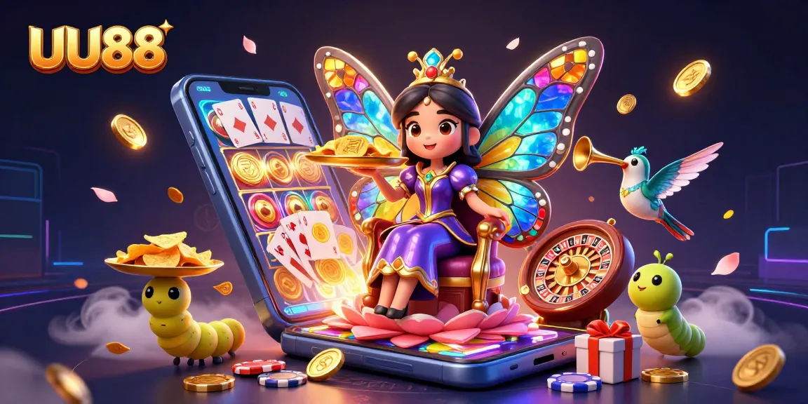 Experience thrilling gameplay and bonuses at UU88 with vibrant casino elements like jackpots and slot games.
