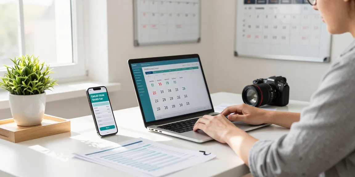 Calculate taxes easily with the reliable quebecsalestaxcalculator.ca in a home office.