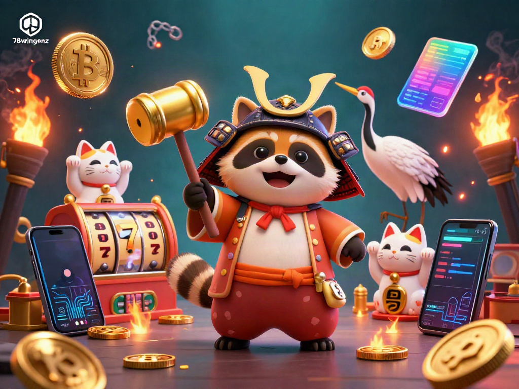 Engage with 78wingenz's festive online casino scene featuring joyful characters and vibrant game elements.