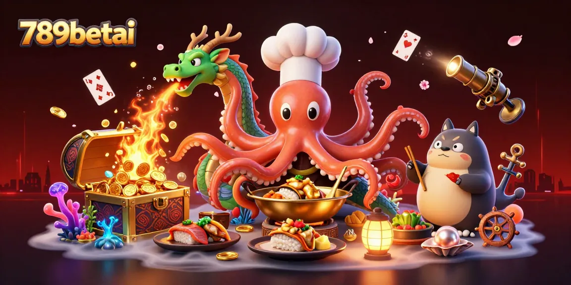 Experience action and excitement at 789betai with colorful gambling-themed characters.