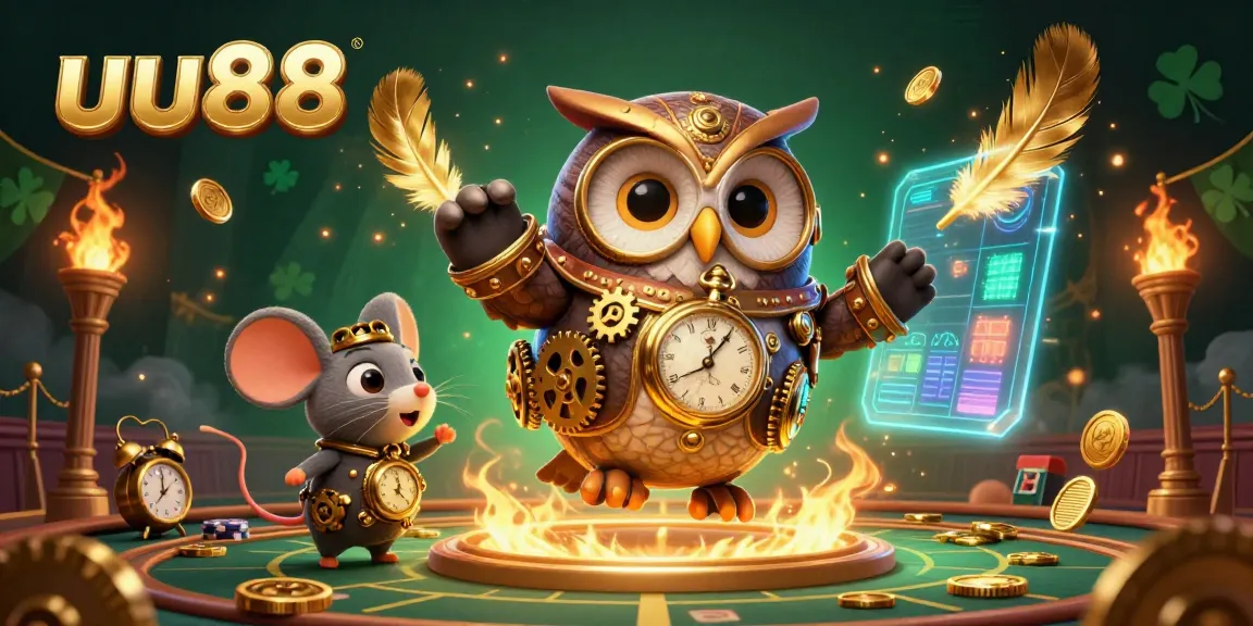 Engage in thrilling gameplay at uu88 with a magical 3D casino experience featuring vibrant characters and dynamic elements.