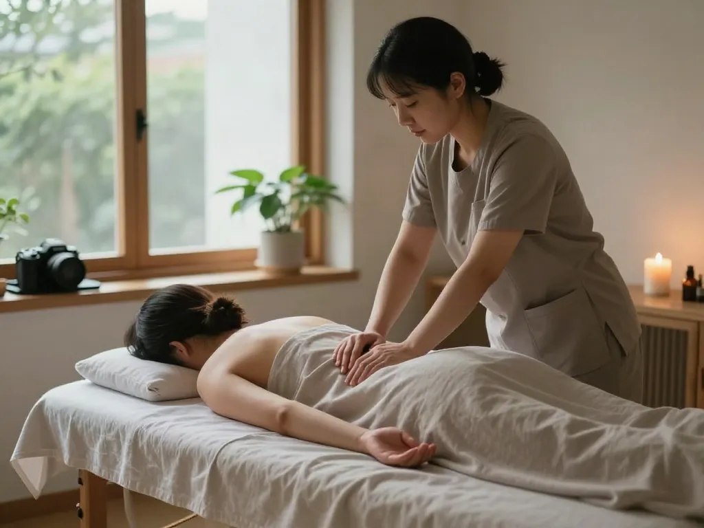 Experience ultimate relaxation with 시흥출장마사지 in a serene home environment.
