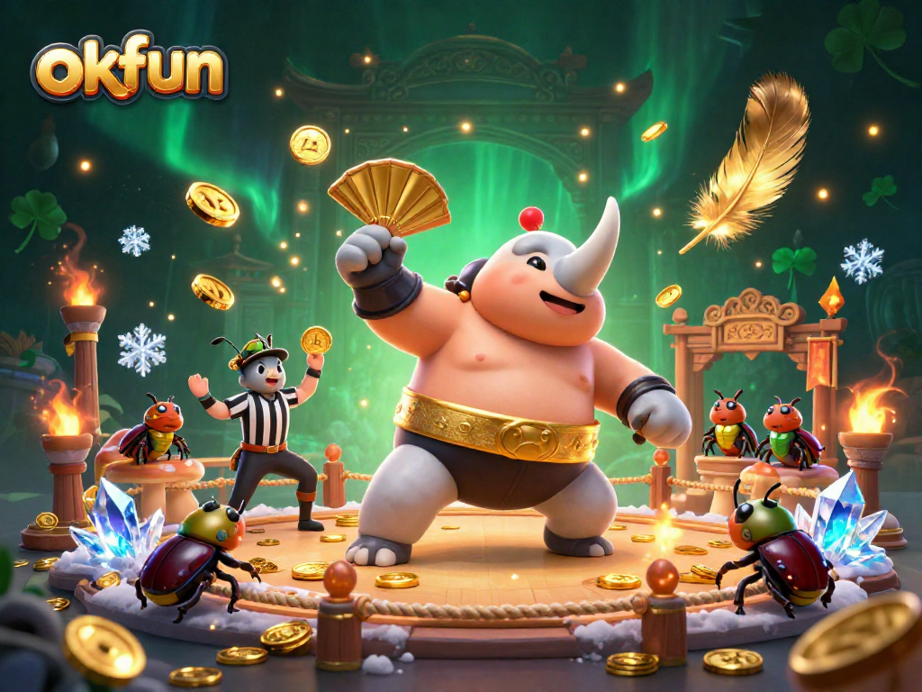 Experience thrilling gameplay at okfun with a vibrant scene of action-packed betting.