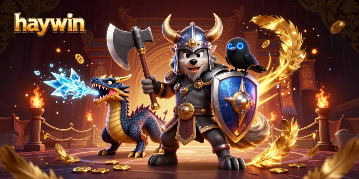 Experience thrilling gameplay at haywin with Viking warriors, dragons, and gold coins.