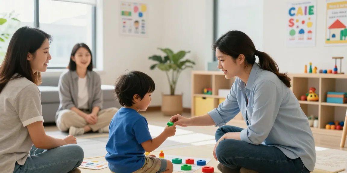 Engaging therapy session showcasing ABA treatments Burlington, highlighting effective techniques for children with autism.