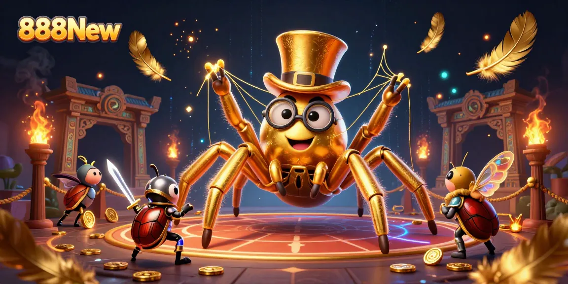 Engage in exciting gameplay at 888New with vibrant casino elements and dynamic characters