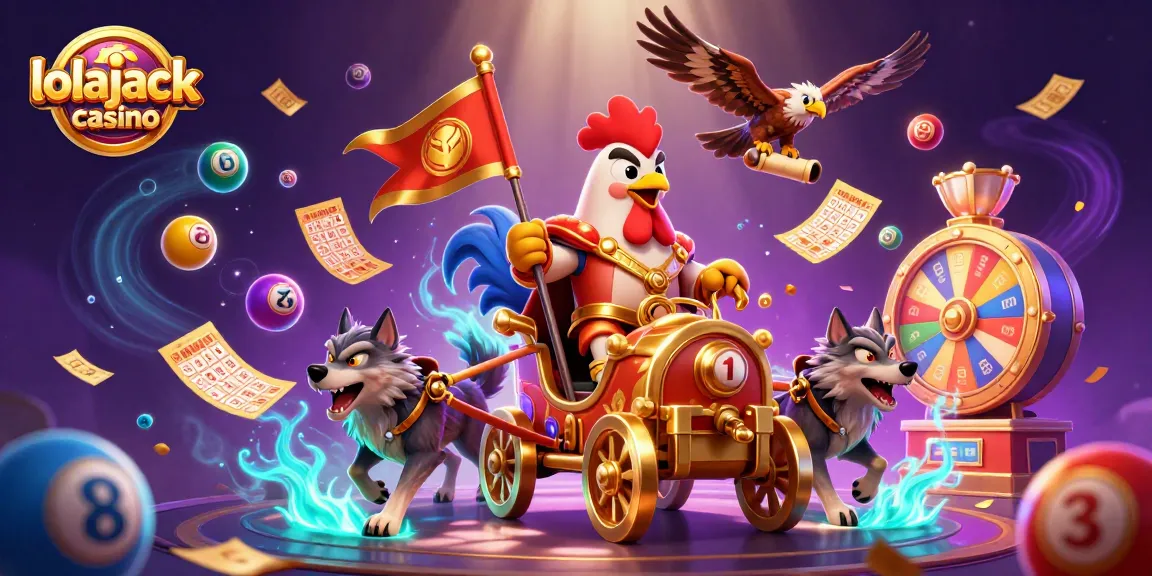 Engage in thrilling gameplay at lolajack casino with festive symbols and characters bringing excitement.