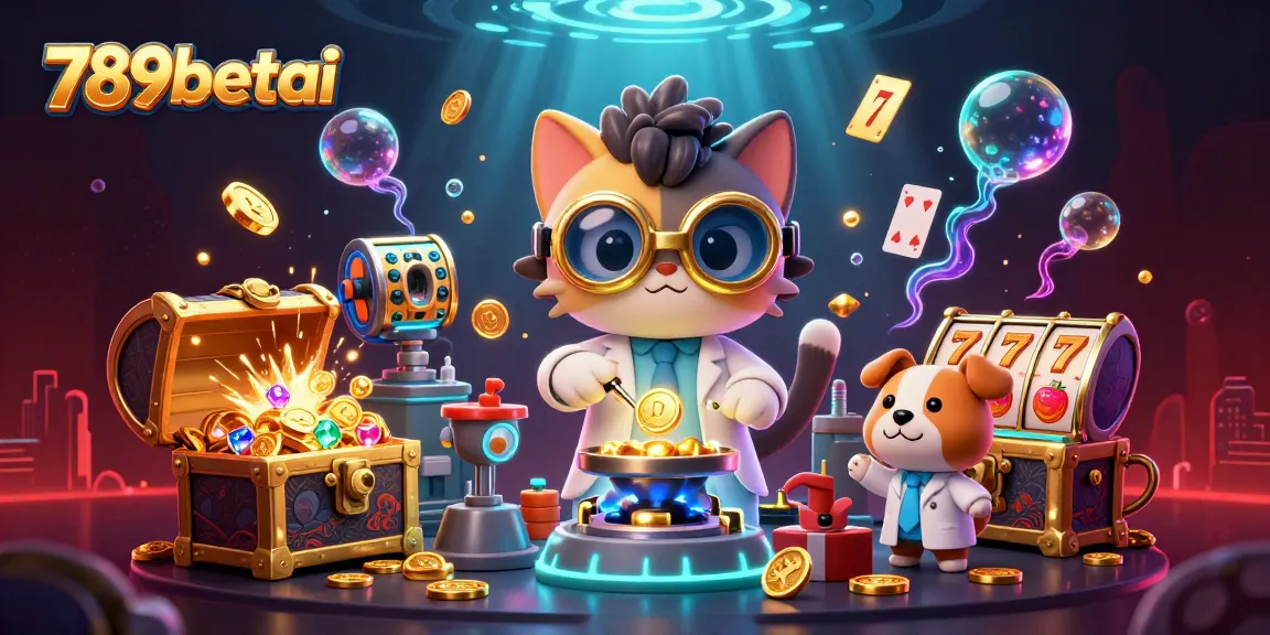 Experience thrilling wins with 789betai's vibrant slots and gaming elements in this dynamic casino scene!