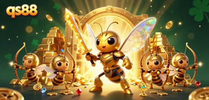 Get ready to win with qs88's thrilling casino adventure featuring samurai hornets and treasures.